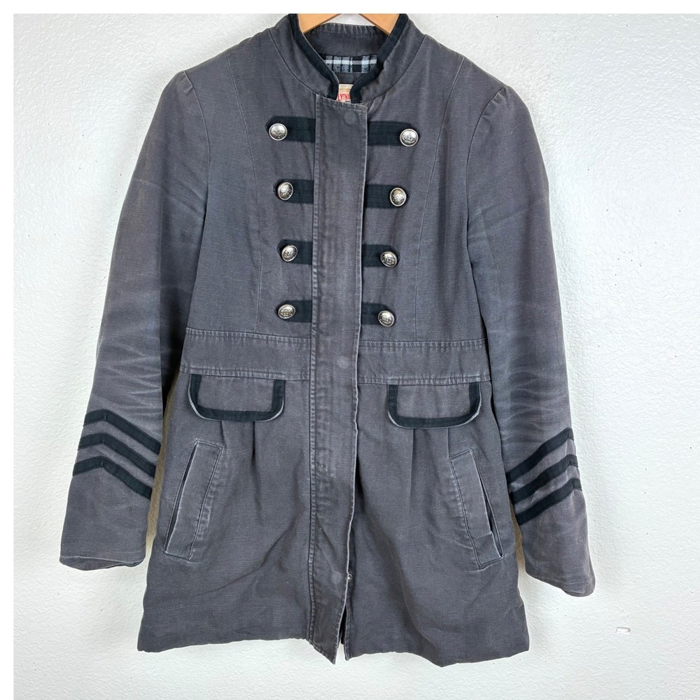 Y2K 90s Vtg Flying Tomato Military Jacket Womens Marching Band Napoleon Coat